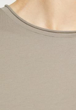 Filippa K ROLL NECK TEE - Basic T-shirt - Oyster Gre -Filippa K shop fa4eeadbcd244f14910f2699fe0bcf1d