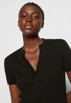 Filippa K POLO TEE - Print T-shirt - Black -Filippa K shop fad379cf8e994702a269dc70b3bed604