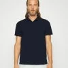 Filippa K Polo Shirt - Navy -Filippa K shop fba037810e3b4c9e8bcb1d616530781a