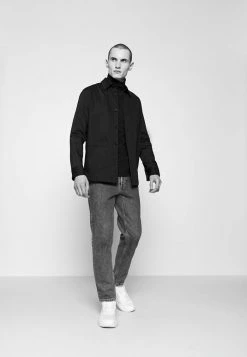 Filippa K TOM ROLLER NECK TEE - Long Sleeved Top - Navy -Filippa K shop fc84818fe17d4152a2ccb2feaf3038de