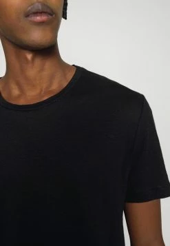 Filippa K TEE - Basic T-shirt - Black -Filippa K shop fdefb3d3eb02488ab7500818cd11968c